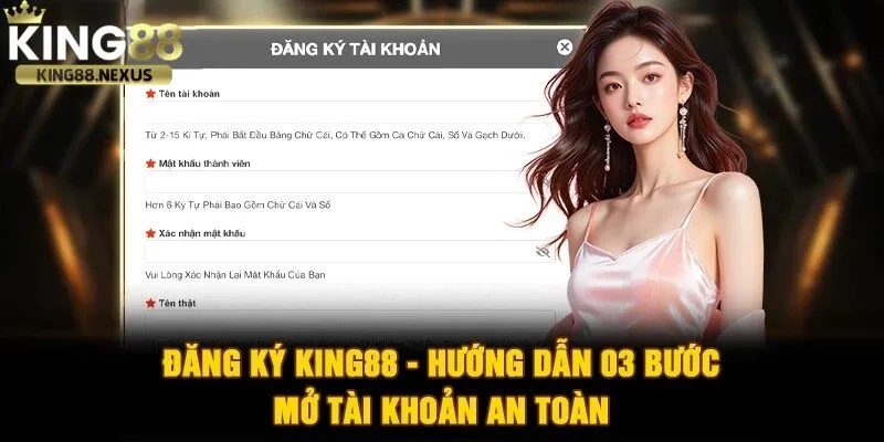 Hướng dẫn đăng ký king88 cho người mới chỉ với vài bước đơn giản